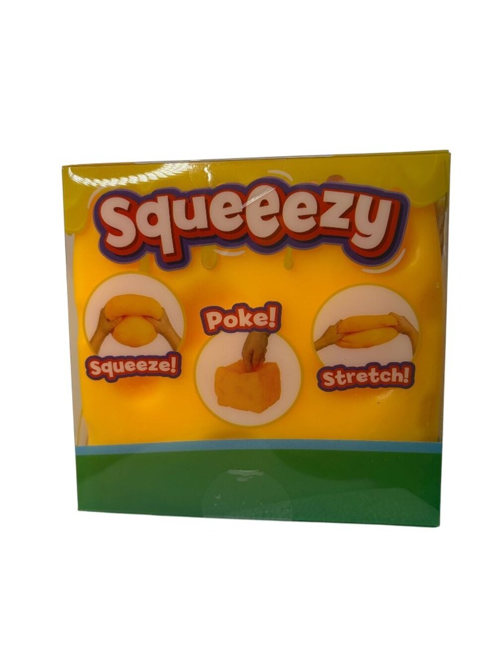 Sunny Days Jumbo Squeezy Cheese Yellow Squishy Toy Stress Relief Sensory Fun
